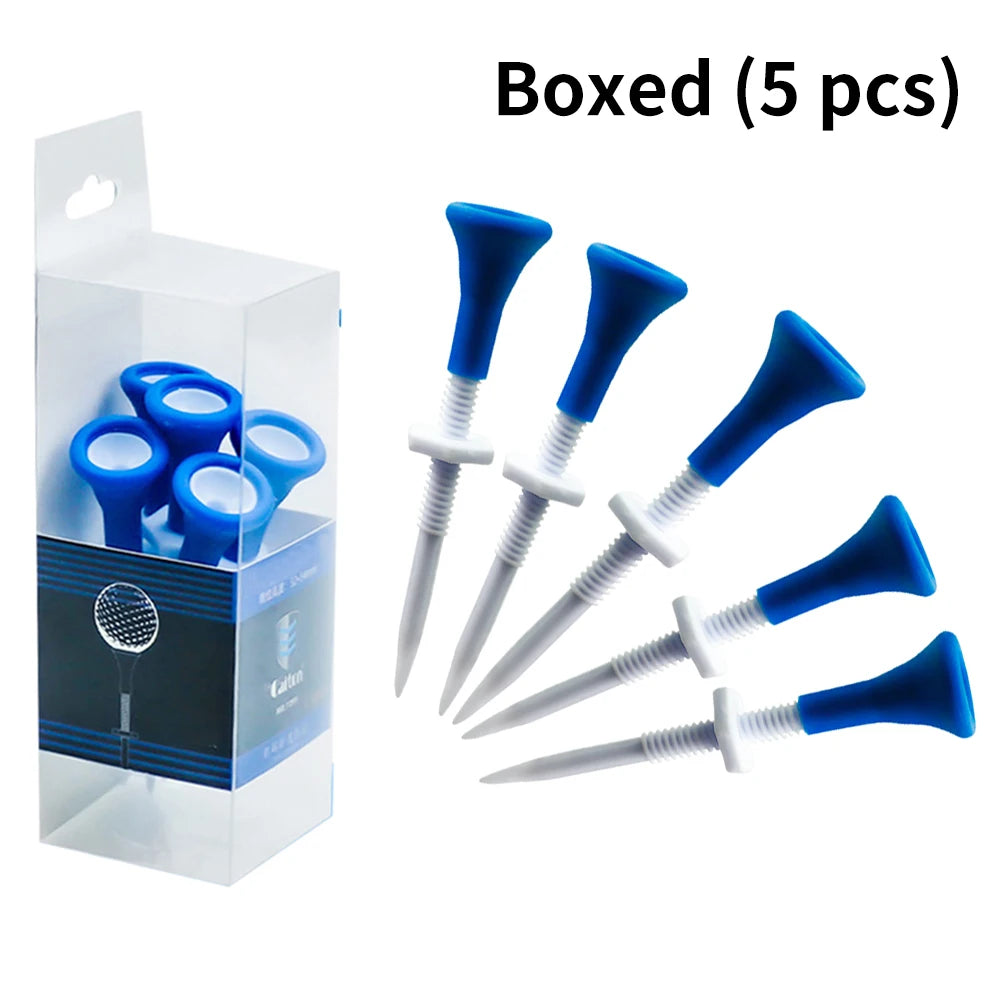 5 Premium 85mm Adjustable Plastic Golf Tees