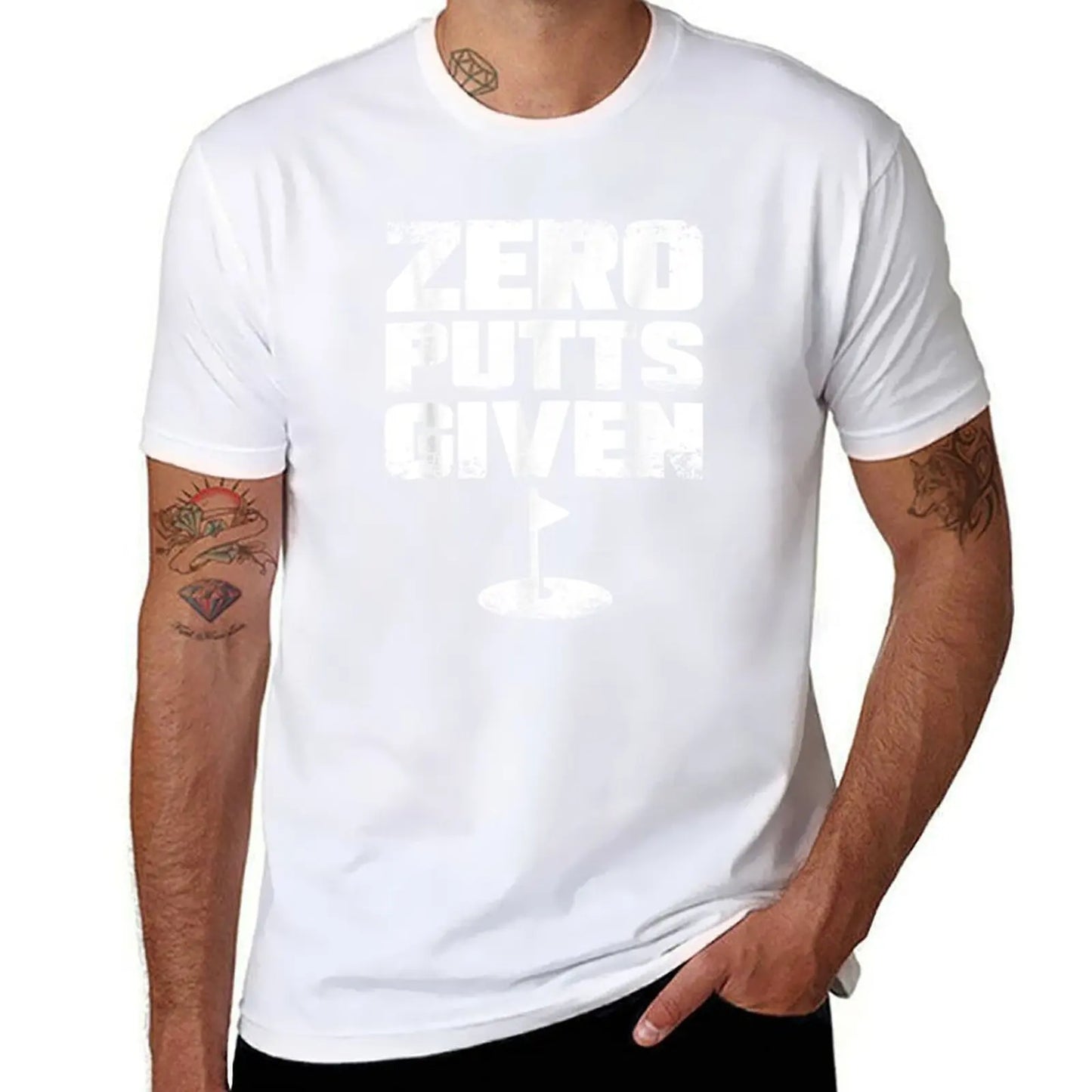 'Zero Putts Given' Golf T-Shirt