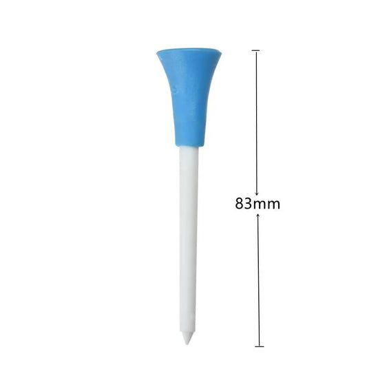 83mm Golf Tees Rubber Cushion Top - 40 Pieces Random Colours