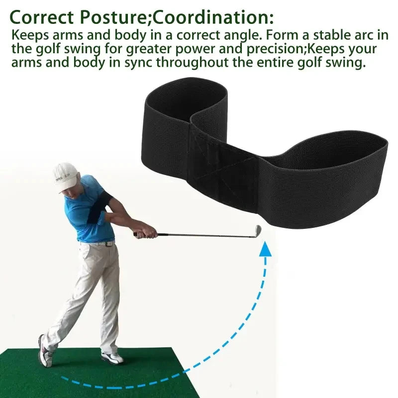Golf Arm Band Training Aid | Professional Golf Swing Elastic Band.