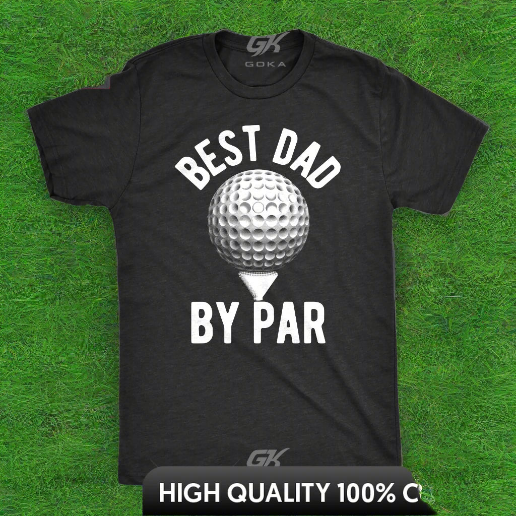 Men's 'Best Dad By Par' Golf T Shirts