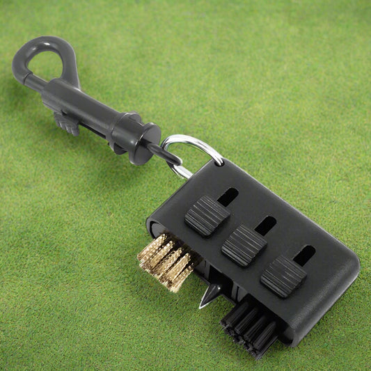 3-in-1 Golf Club Groove Cleaning Brush