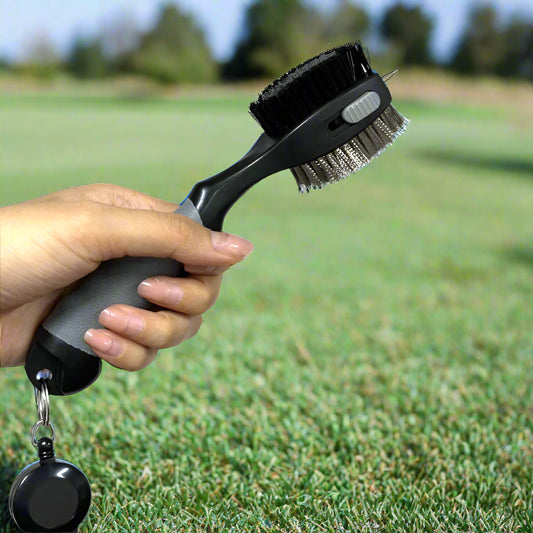 Golf Club Brush Golf Groove Cleaning Brush - 2 Sided