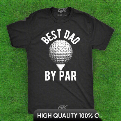 Men's 'Best Dad By Par' Golf T Shirts