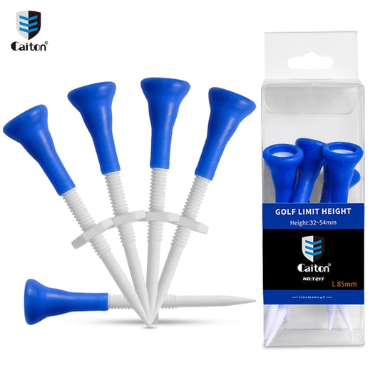 5 Premium 85mm Adjustable Plastic Golf Tees